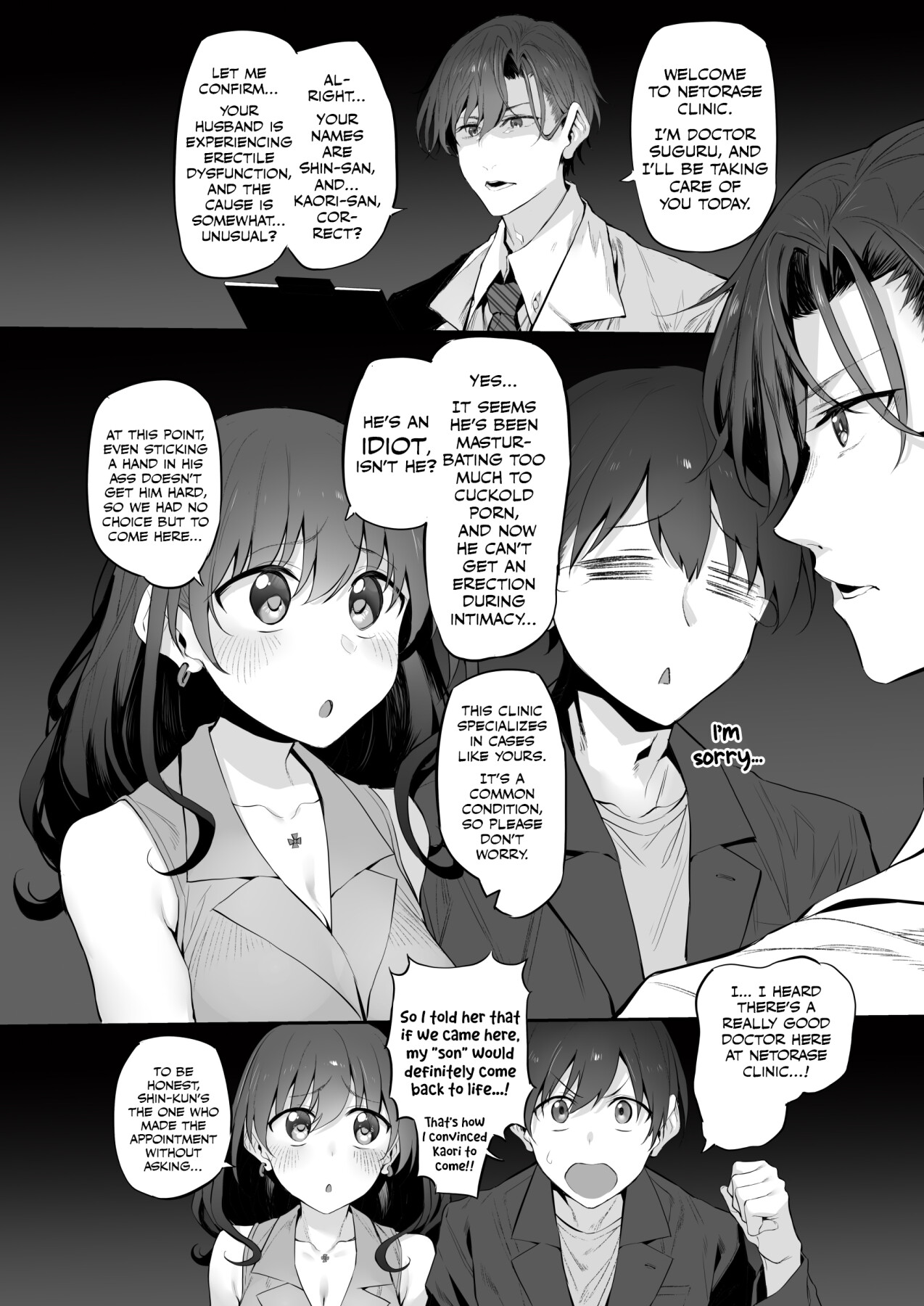 Hentai Manga Comic-Netorase Clinic-Read-2